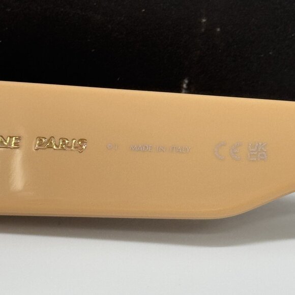 NEW CELINE CL40308U 57B BEIGE NUDE WOMEN SUNGLASSES CELINE - Picture 10 of 11